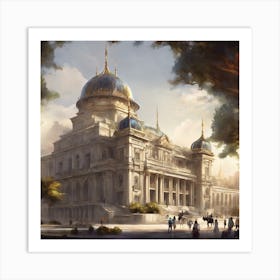 Palace Of The Emperors Art Print