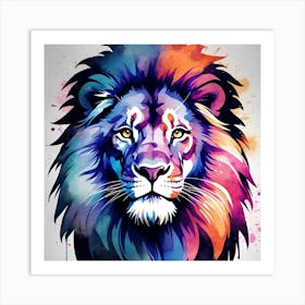 Design lion Art Print