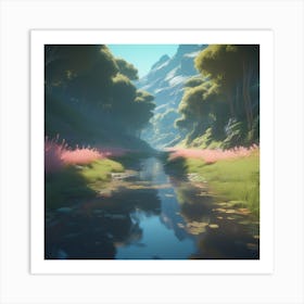 'River' 6 Art Print