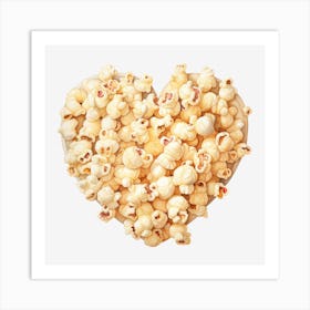 Heart Shaped Popcorn 2 Art Print