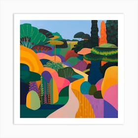 Colourful Gardens Royal Botanic Garden Edinburgh Scotland 4 Art Print