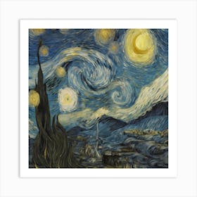 Starry Night 17 Art Print