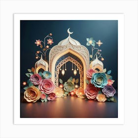 Muslim Islamic Holiday Decoration Art Print