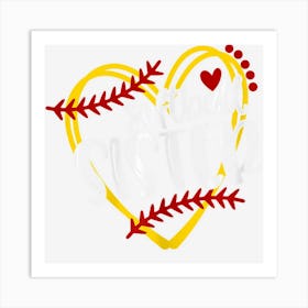 Softball Sister, Softball S And Girls Art Print