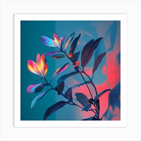 Floral Abstract Art Art Print