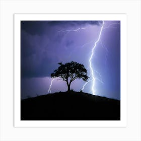 Lightning Art Print