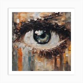 Eye Of A Woman Art Print