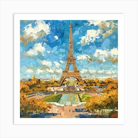 Paris Eiffel Tower 1 Art Print