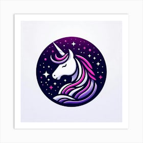 Unicorn 4 Art Print