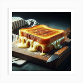 Grilled Cheese Art Print