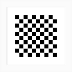 Checkered Pattern 1 Art Print