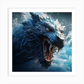 Water Dragon Art Print