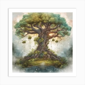 Old Tree Of Life Art Print