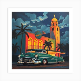 Miami Beach Art Print