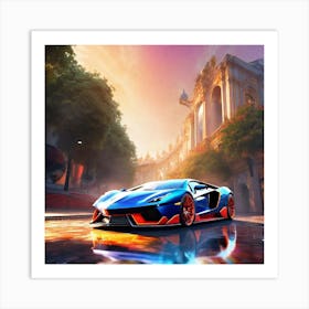 Lamborghini 127 Art Print