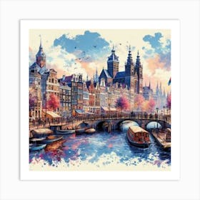 Amsterdam 3 Art Print