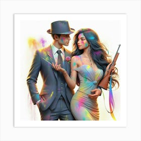 Holi 12 Art Print