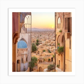 Egypt At Sunset Art Print