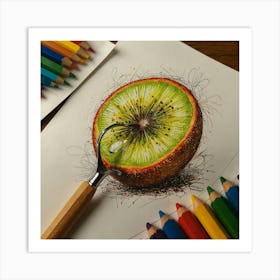 Kiwi Fruit 13 Art Print