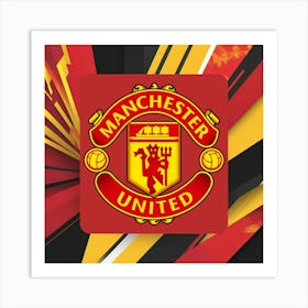 Manchester United F.C. Logo Wall Art 10 Art Print