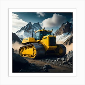 Buldozer Mountain (21) Art Print