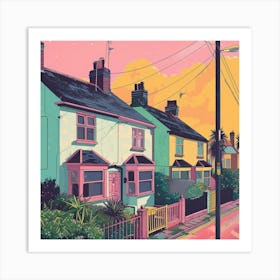 House On The Street Art Print