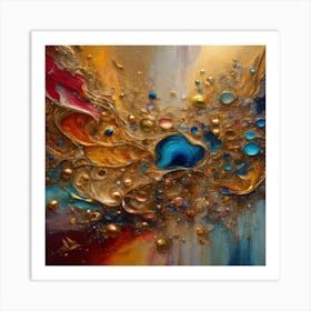 Abstract Painting 4 Art Print