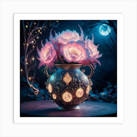 Vase Of Flowers Art Print