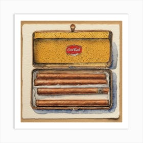 Coca Cola Cigars Art Print