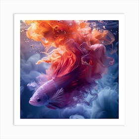 Betta Fish Art Print