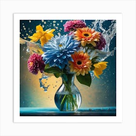 Flowers In A Vase 90 Art Print