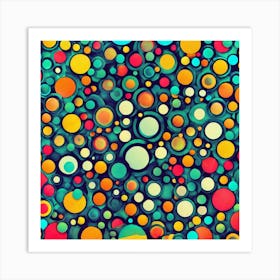 Abstract Circles 1 Art Print