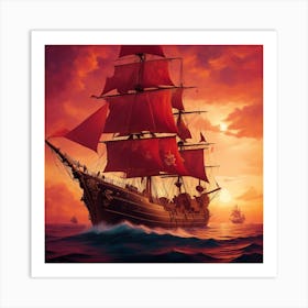 Dive Into The World Of Pirate Lore Art Print