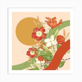 Vintage Floral Art Print