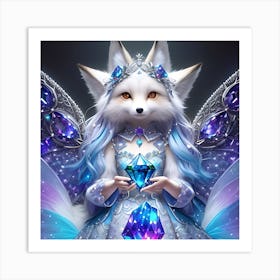 Fairy Fox 3 Art Print