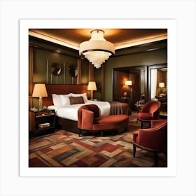 Hotel Room Art Print