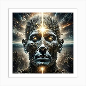 Ai0 HyperGod Art Print