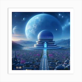 Space City 1 Art Print