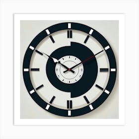 Wall Clock 2 Art Print