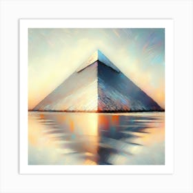 Egyptian Pyramid - Painting Art Print