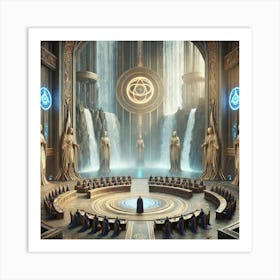 Cascade Sovereignty Main Governing Bodies Art Print