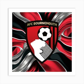 A.F.C. Bournemouth Logo Wall Arts 27 Art Print