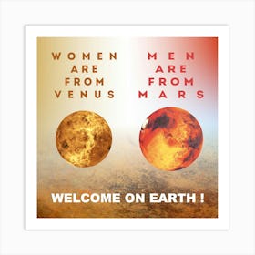 Welcome to Earth Art Print