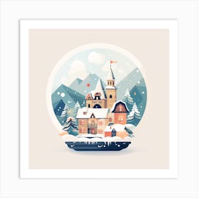 Lech Austria 3 Snowglobe Art Print