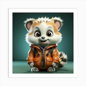 Raccoon Art Print