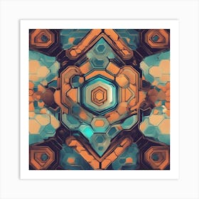 Abstract Geometric Design Art Print