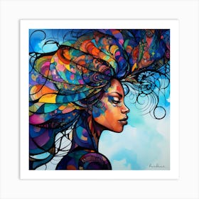 Afrofuturism 54 Art Print