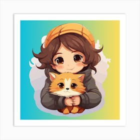 cute booy Art Print