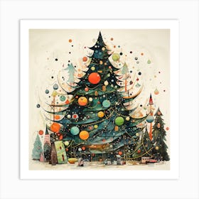 Christmas Tree 4 Art Print