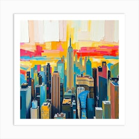 New York City Skyline 1 Art Print